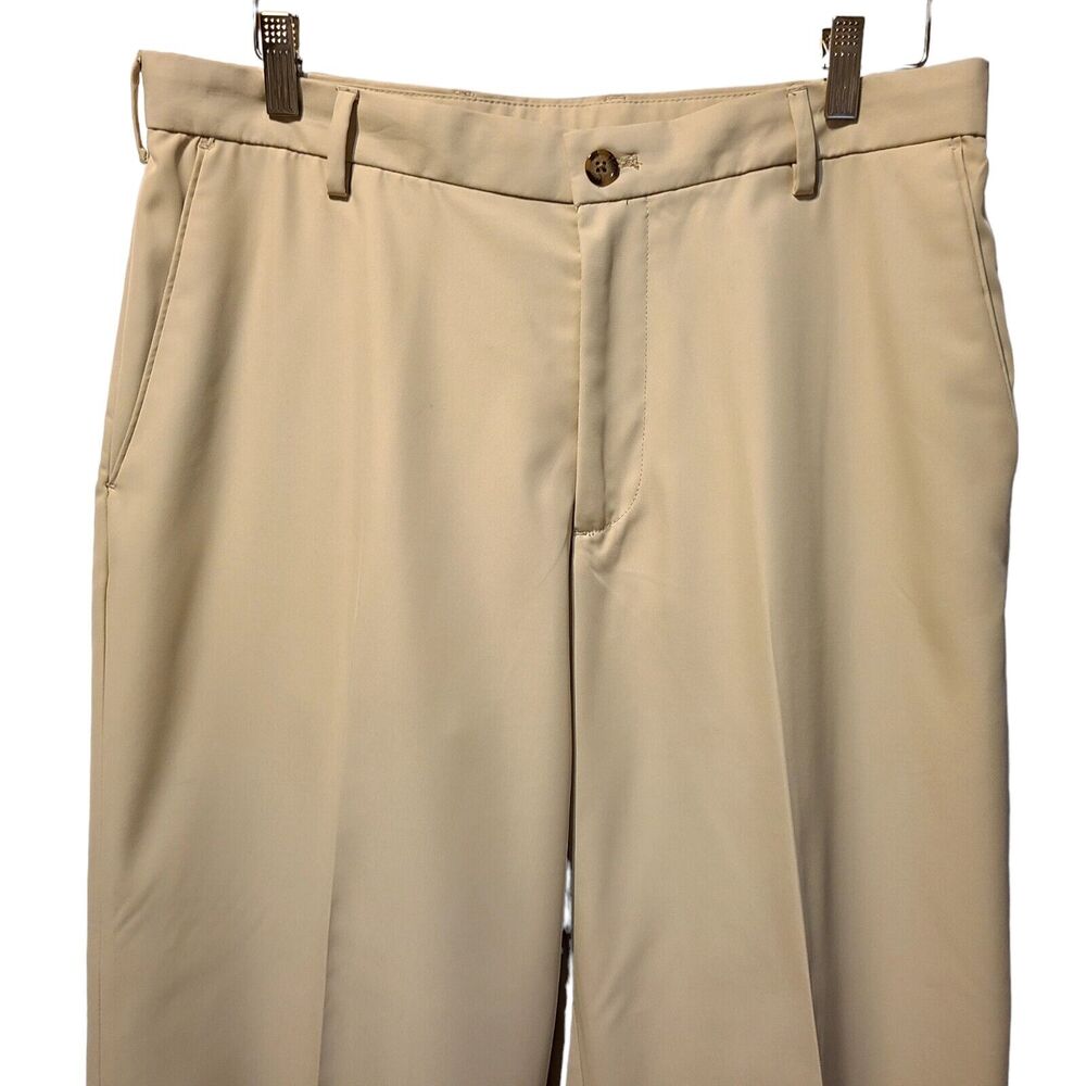IZOD Men's Golf Pants Sz 34x30 X-Treme Function Khaki Excellent Condition